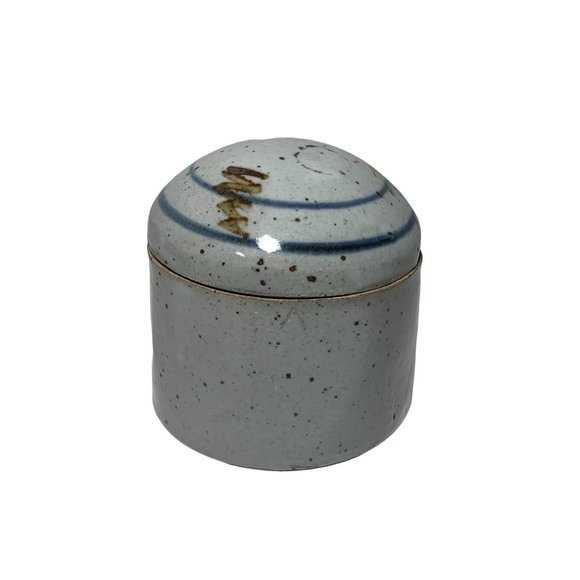 Tesa Dupre -- Stoneware Pottery Trinket Box - Picture 1 of 9